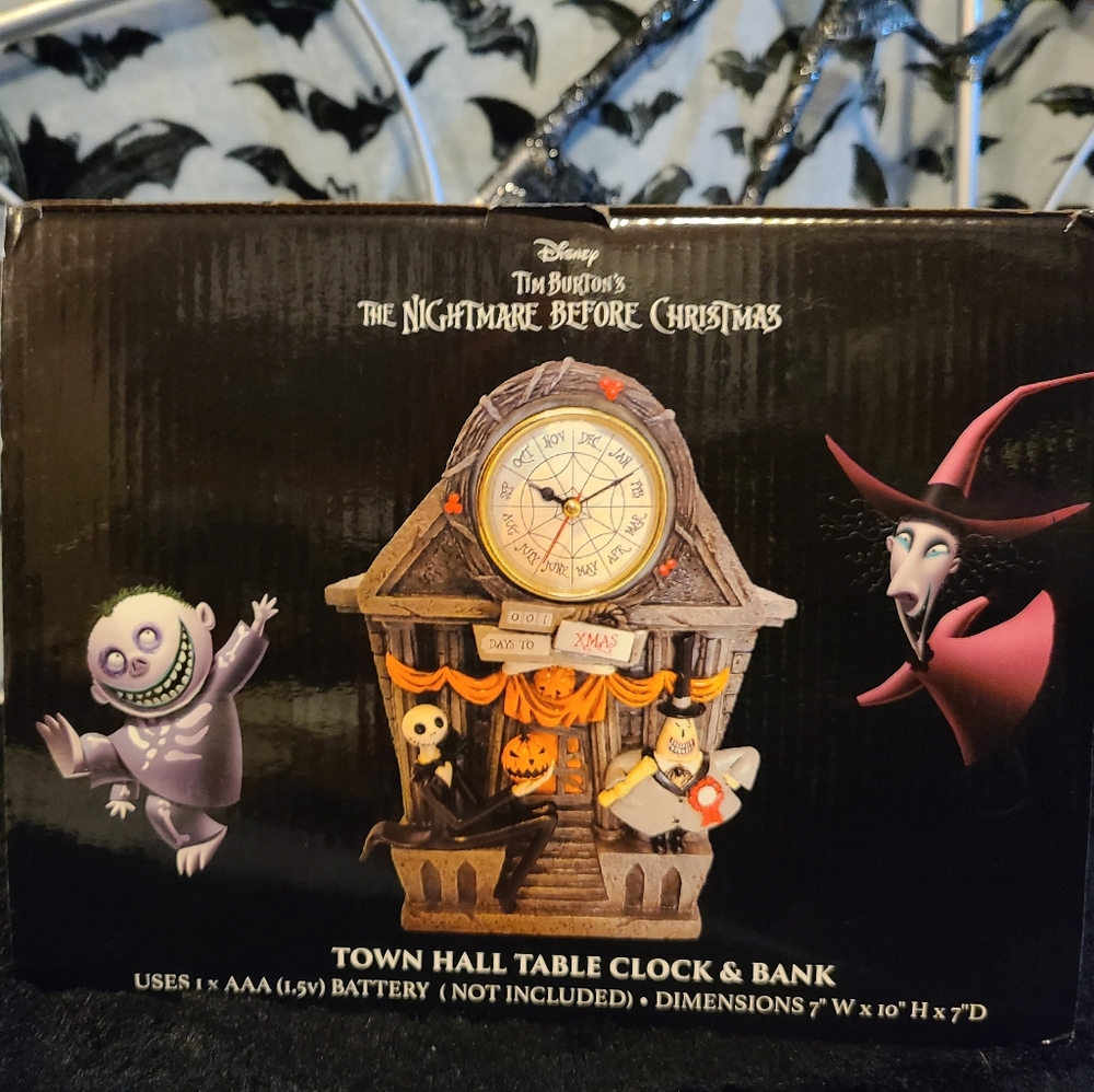 nightmare before Christmas clock/piggy bank